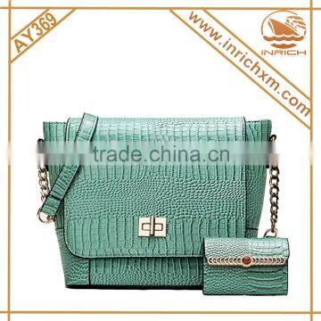 PU Crocodile Leather Woman Single Shoulder Bag photo-5