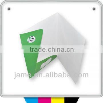 high quality glossy A4 card board presentation folders