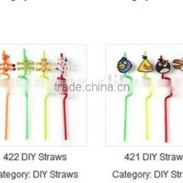 Different Color and Shapes Party Crazy Straw photo-3