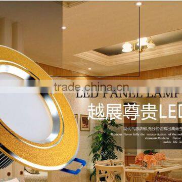 Round Led Ceiling Light for Home/office/Supermarket 9w 12w 18w 24w ( Golden/silver/black/ White Color Edge)