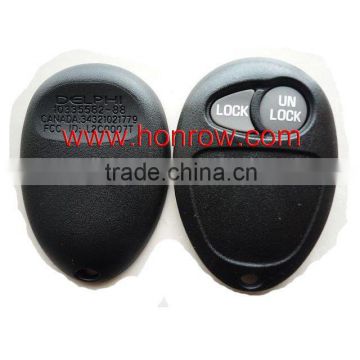 GM 2 buttons remote key shell ,GM key case,auto key blank