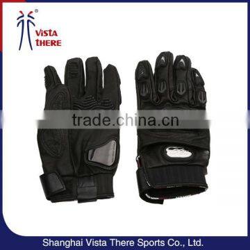 Black Full Finger Racing Sports Protective Cycling Gloves/Motorcycle Gloves