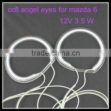 ccfl angel eyes for mazda 6 12v 6000k -7000k 3.5w led halo rings light