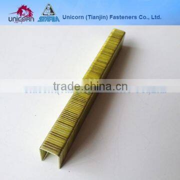 manufacture golden silver color 08 10 13 16 length 20GA 10j series sofa staples