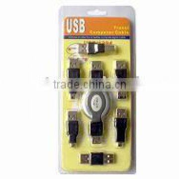 Travel Computer Cable 6 in one/USB TO USB CABLE/ USB TO 1394/USB TO MINI5P ADAPTER