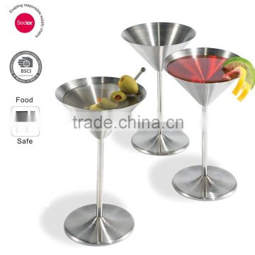 Stainless Steel Martini-cocktail Glass