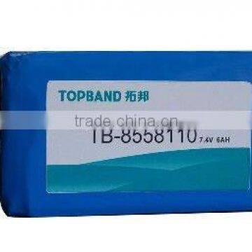 Lithium Polymer Miner's Lamp Battery 7.4V6000mAh TB8558110