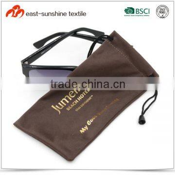 Promotion Microfiber Fabric Drawstring Bag Pressed with Gold Logo                        
                                                Quality Choice
                                                    Most Popular