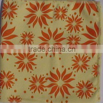 Printing microfiber cleaning cloth for furniture/kitchen/table