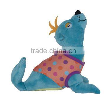 St hot Christmas fur seal plush toys dancing toys PP cotton stuffed cute toys
