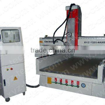 MDF cnc engraving machine XYZ 1325-4 axis ATC