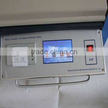 china market of electronic HZJQ-1 portable transformer oil tester/ transformer oil bdv testing kit