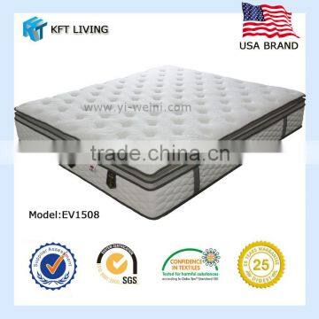compressed organic pocket spring Hotel bedding mattress EV1508