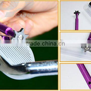 Golf Iron Wedge Silver Golf Iron Club Groove Sharpener