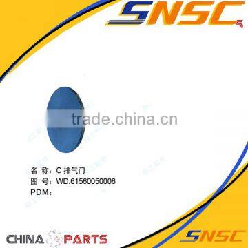 weichai engine spare parts Construction Machinery Parts 61560050006 exhaust valve