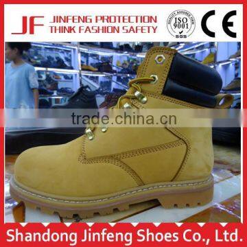 grain nubuck leather upper rubber outsole goodyear work boots for heavy work