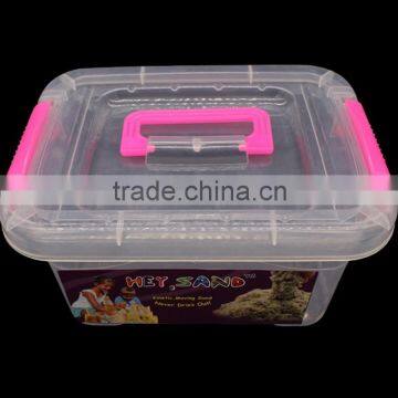 pack case to hold sand, plastic case box/magic sand packing tool box