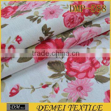 woven pattern print poly cotton chinese company