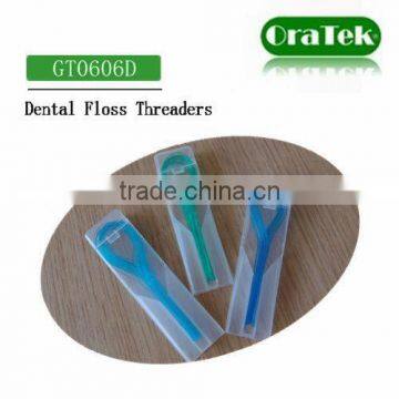 brand custom beauty Nylon dental floss threader supply