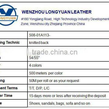 Pattern Leather With Strong Color Mirrored pu Synthetic Leather Made in Wenzhou photo-5