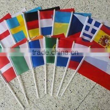 small waving haiti table flag