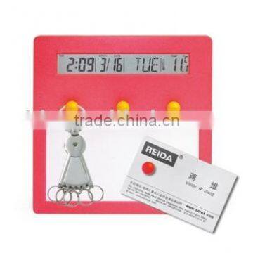 Indoor weather station with LCD photo frame