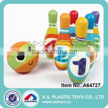 Lovely 7.5 inch PU mini kids toy bowling