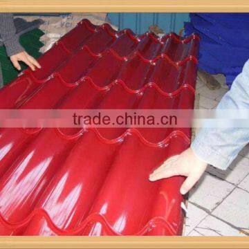 corrugated roofing tiles red sheet-corrugated sheets