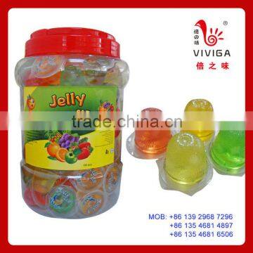 15g Jar Pack fruit mini Jelly Cup with Fruits