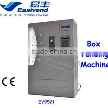 Box and Small Items Vending Machine with Coin and Bill Validator