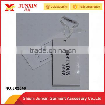 China cheap wholesale custom printed clothing hang tags