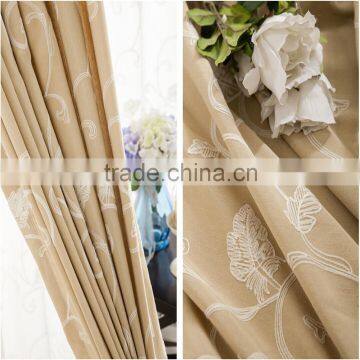 2014 high quality cheap embroidery lace curtain and fabric for window curtain patterns