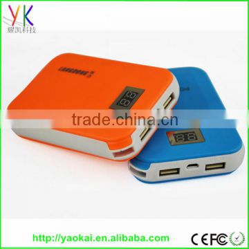 2016 new product high quality style LCD digital display power bank OEM/ODM Service