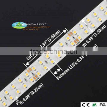 24watt Per Meter Super Warm White 2835 Double Row LED Strip Light photo-3