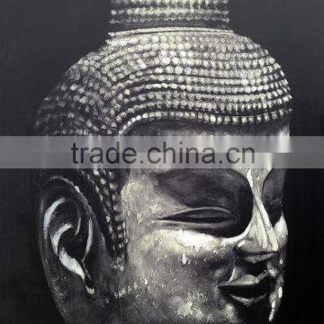 Home Decoration Printed Printing Buddha Head Oil Painting On Canvas