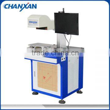 serat logam plastik laser menandai mesin