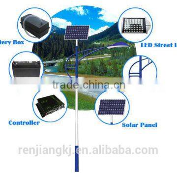 20W New Design High Efficiency Separated Street Light Solar With Pole OEM Acceptable photo-4