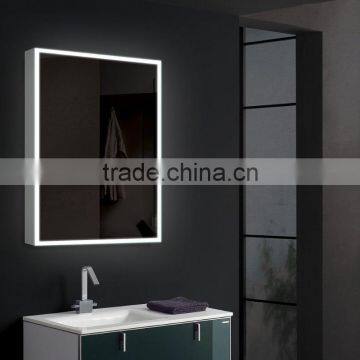 Rectangle Mirror cabinet Shape and Illuminated Feature wall mirror cabinet