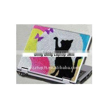 Fashion crystal laptop skin stickers