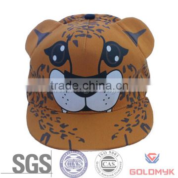 Tiger face cotton adjustable children cap