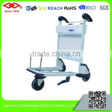 2016 New Best Selling 3 Wheels Aluminum Alloy Airport Luggage Trolley