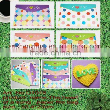 cardboard file holder/clear paper holder file a4/fc size paper file folder