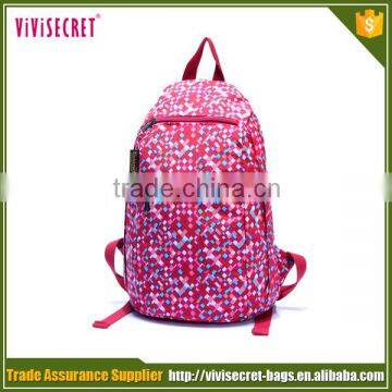 Vivisecret Rolling Travel Flower 2016 Fashion Women Back Pack photo-3