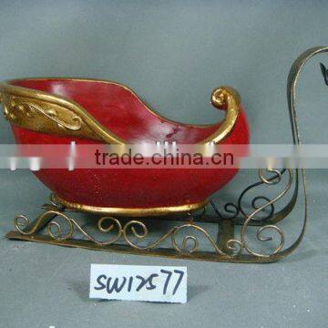 santa sleigh decoration