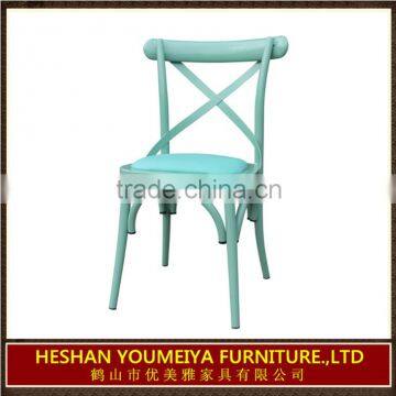 2015 Year French Bistro Style Colorful Cross Back Chair YG7069