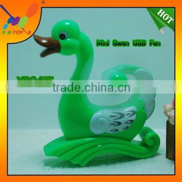 2015 Cute Swan Deign New Supper Cooling Mini USB/Battery Operated Fan at Factory Price photo-3