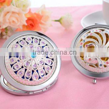 Round Folding Russian Metal Mirror photo-2