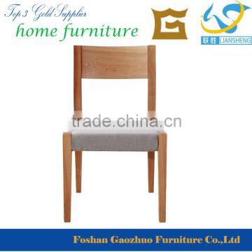 2016 high quality modern design comfortable ash wood dining room chair