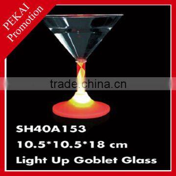 Best selling light up change color cup glass