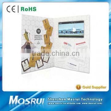2014 latest popular handmade craft,video craft,paper craft with MP4 Function